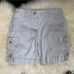 WHBM light gray shorts, Size 2